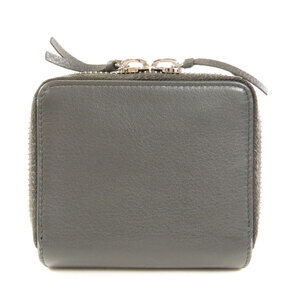 Balenciaga bi fold leather Wallet motif